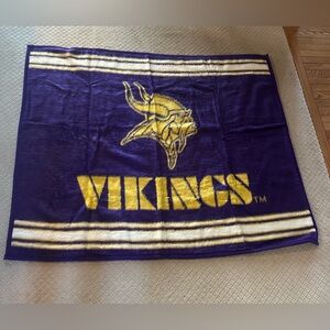 Minnesota Vikings Purple and Gold Blanket